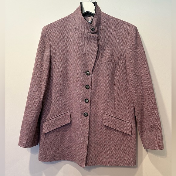 Pendleton Vintage Virgin Wool Pink Blazer - Picture 2 of 11